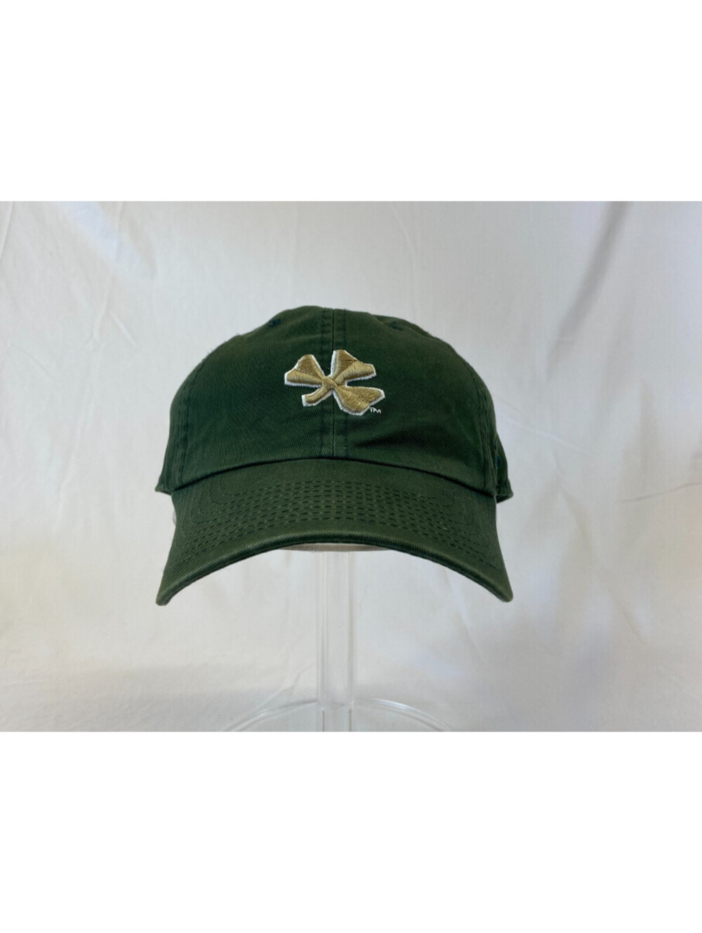 Notre Dame Fighting Irish Baseball Cap Fitted Green Hat Shamrock College Sports